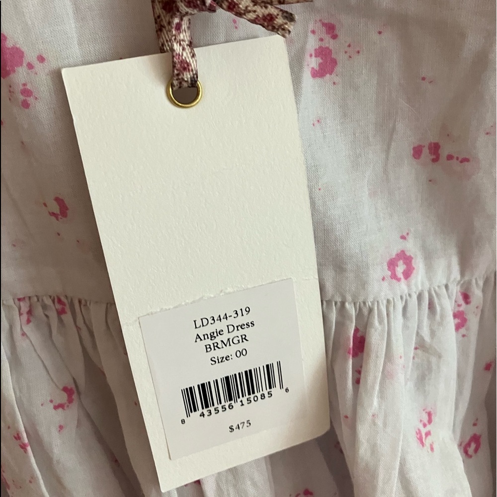 Loveshackfancy Angie dress size 00 NWT - Picture 4 of 5